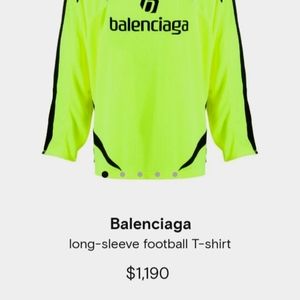 Balenciaga men's long sleeve